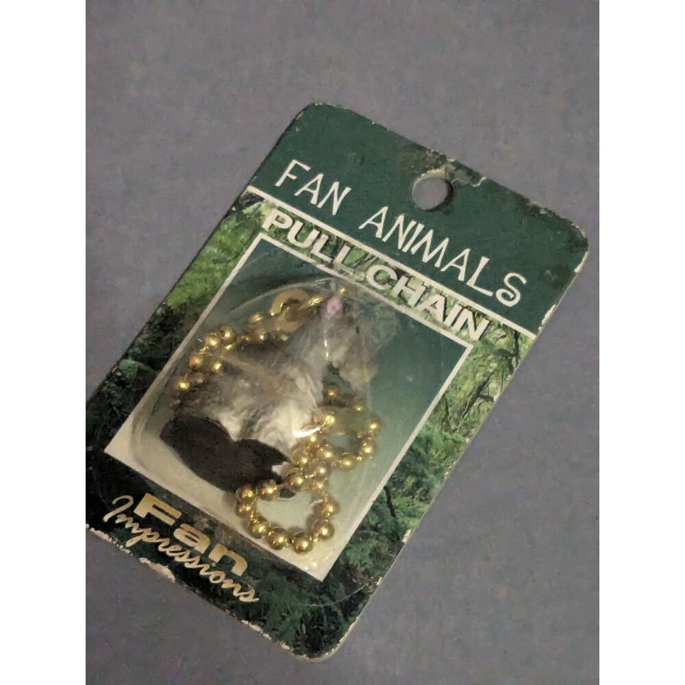Fan Pull Chain Accessory Scottie Dog Prime/Home Impressions Beaded Chain NEW